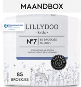 LILLYDOO Huidvriendelijke Luierbroekjes - Maat 7 (17+ kg) - 85 Stuks - Maandbox