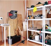 TOOLCRAFT 1421463 Wandkabelhaspel 20.00 m Zwart Randaarde stekker 3200 W