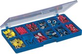 TRU COMPONENTS 732038-230 Kabelschoen-assortiment 0.50 mm² - 2.50 mm² Blauw, Geel, Rood 230 stuk(s)