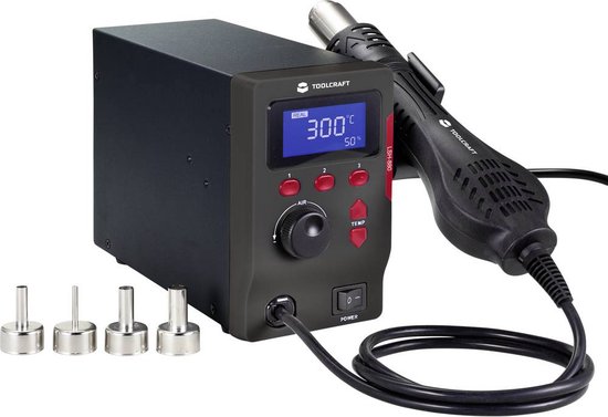 Station de soudage;TOOLCRAFT ZD-8916 numérique 60 W 160 - 480 ° C avec support