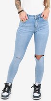 Raved Blauwe Jeans  – XS t/m XL – Spijkerbroek met Scheuren