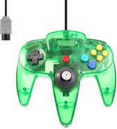 Swapin© - N64 Controller - Nintendo 64 accessoire - Doorzichtig Groen - 1,6m