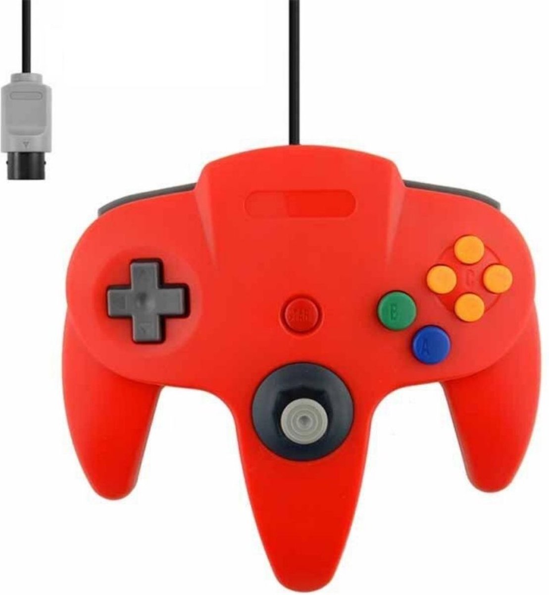 Swapin© - N64 Controller - Nintendo 64 accessoire - Rood - 1,6m