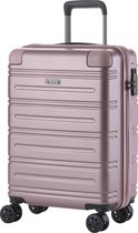 TravelZ Impact Handbagagekoffer 55cm - Handbagage met TSA-slot - Dubbele wielen - Rose