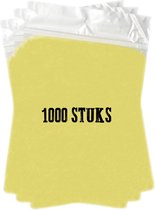 FashionBootZ wegwerp regenponcho geel 1000 stuks