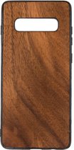 Samsung S10 PLUS Noten Houten GSM / Telefoon Hoesje - Shockproof TPU Case