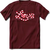 Love - Valentijn T-Shirt | Grappig Valentijnsdag Cadeautje voor Hem en Haar | Dames - Heren - Unisex | Kleding Cadeau | - Burgundy - XL