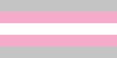 Sticker - Vlagsticker - Demi Girl - LGBT+ - Regenboog - Demigirl - Pride