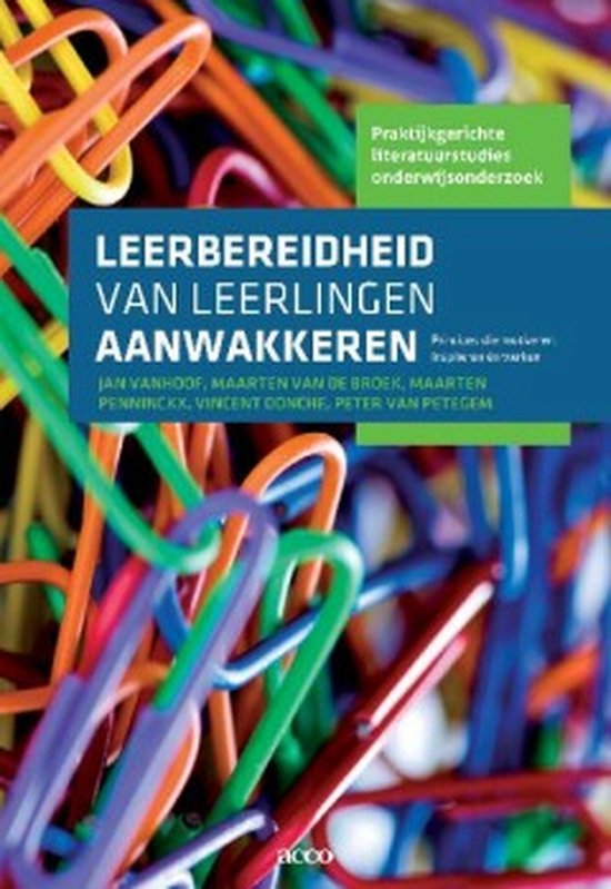 Boek cover Leerbereidheid van leerlingen aanwakkeren van Jan Vanhoof (Paperback)