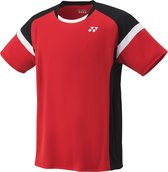 Yonex junioren badminton tennis shirt - YJ0001 rood - maat 145-155