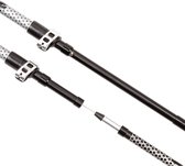 Fox Outdoor - Aluminium Trekking wandelstokken  -  "Haidel"  -  Opvouwbaar  -  schuimgreep