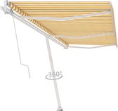 Everest Luifel vrijstaand automatisch 600x300 cm geel en wit