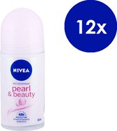 Nivea Pearl & Beauty Deodorant Roller (Voordeelverpakking) - 12 x 50 ml