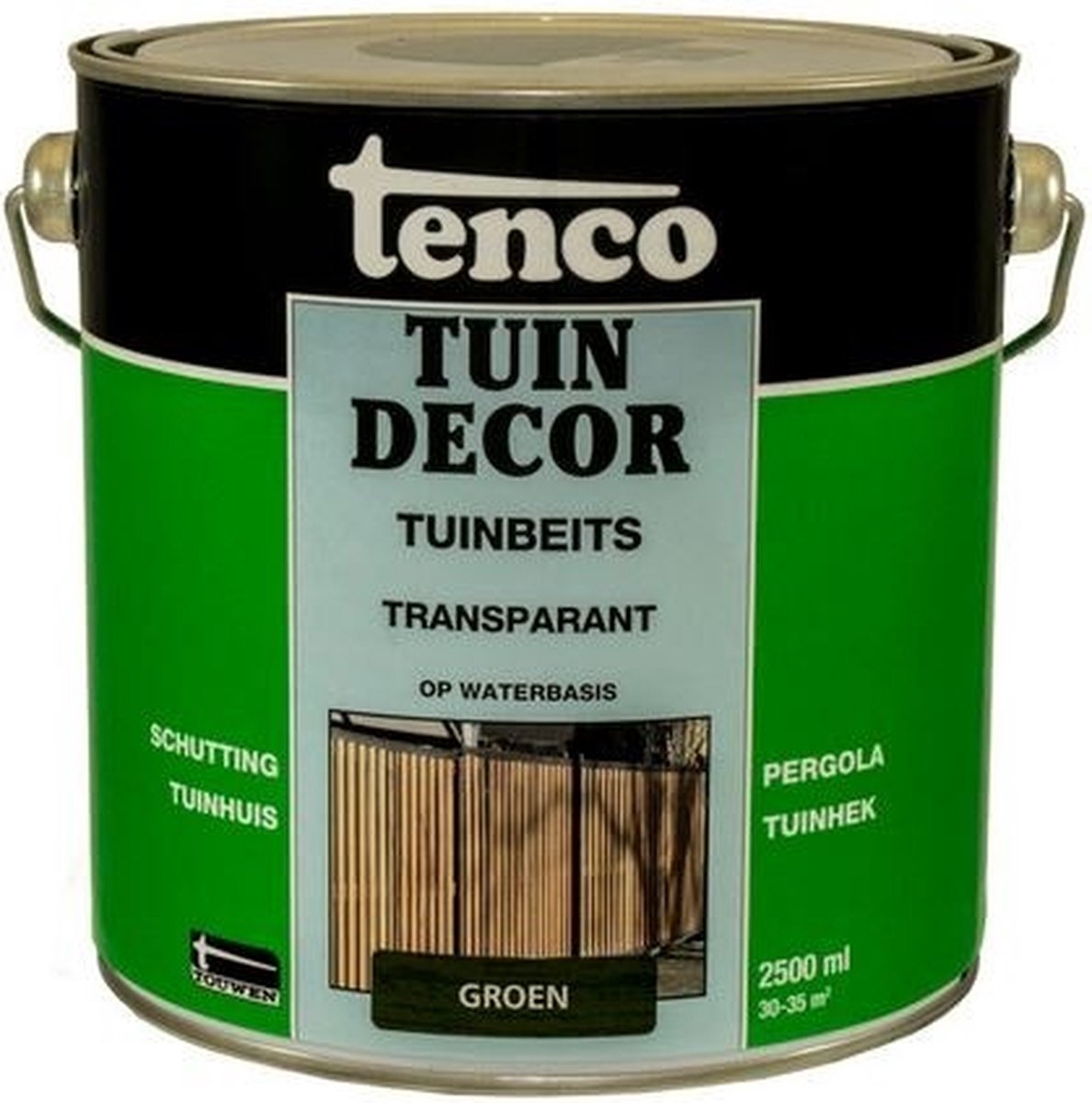 Tenco tuindecor beits transparant groen - 2,5 liter