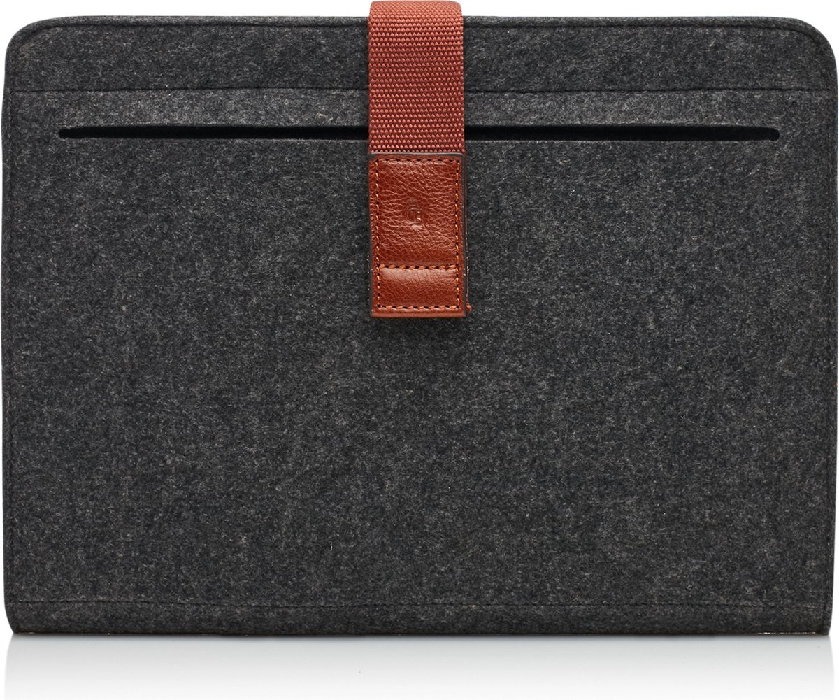 Castelijn en Beerens - Vilten Laptophoes 13 inch | Lichtbruin