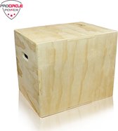 Plyo box - Fitness box - Crossfit - 3-in-1 - Extra stevig - Klein 12/14/16 inch