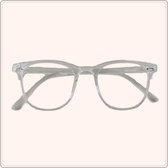 Montour Bril - Zonder Sterkte - Jess - Vierkant Model - Transparant - Met Brillenhoes en -doek