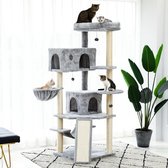 Kattenkrabpaal- grijs -kattenmeubels -krabtoren