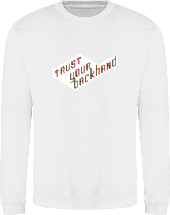 Heren tennis sweater - trust your backhand