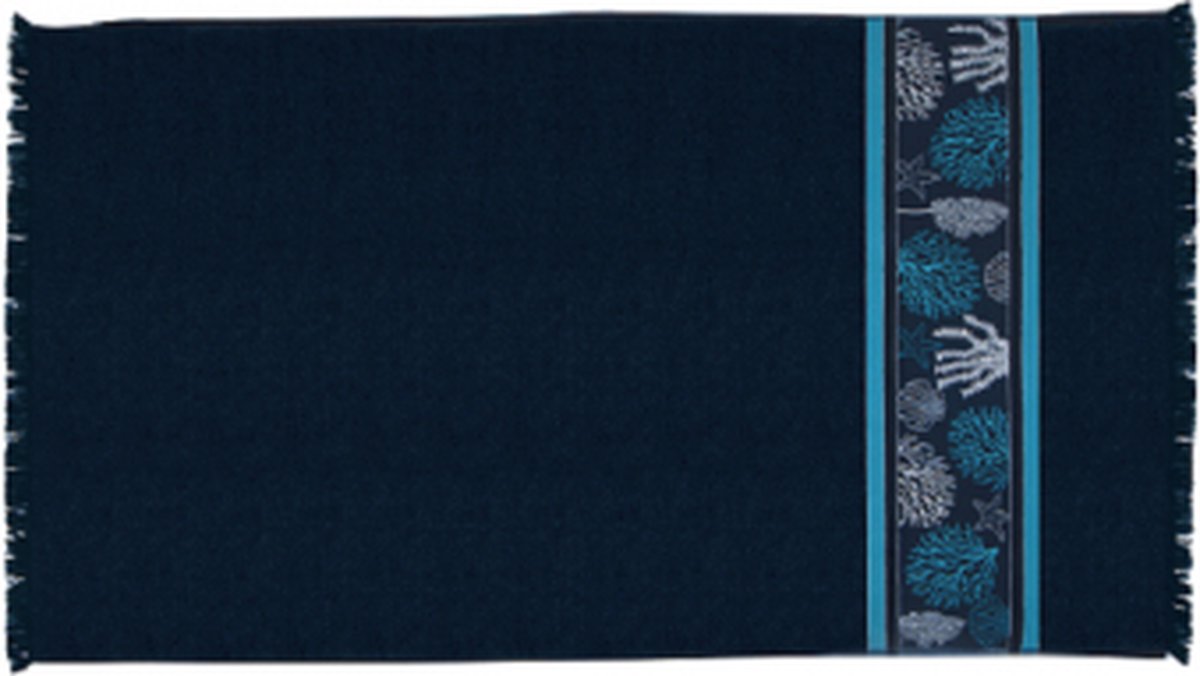 54002-Ibiza Strandlaken Blue 1 st.