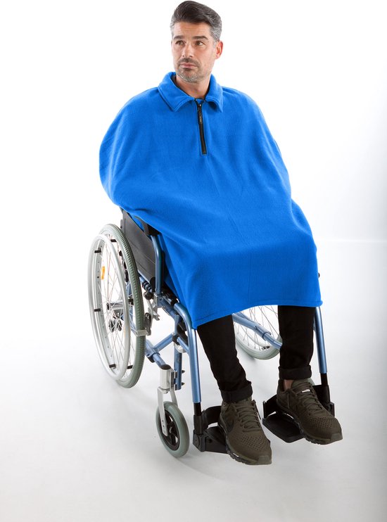 Poncho fauteuil roulant polaire - Cape fauteuil roulant homme - Cape  fauteuil roulant... | bol.com