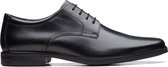 Clarks - Heren schoenen - Howard Walk - G - Zwart - maat 9,5