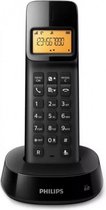 Philips draadloze telefoon D1601B/01 - 1,6” - 300 MAH GAP - Zwart