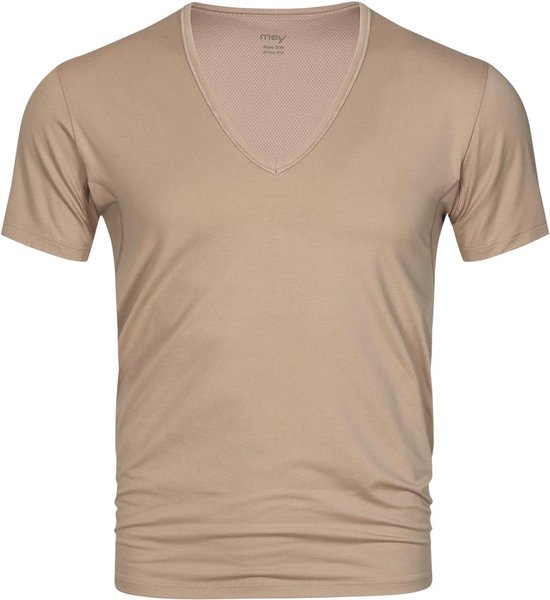 Mey Eronderhemd V-Hals Dry Cotton Heren 46038 - Heren - XXL - beige