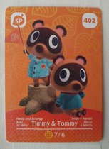 amiibo animal crossing new horizons kaart serie 5 402 Timmy & tommy