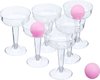 Afbeelding van het spelletje Narvie prosecco pong - Drank Spel - Prosecco Drinkspel - 12x Drinkbekers + 3 Ballen
