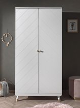 Vipack Billy armoire 2 portes blanc