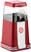 Innovagoods Popcorn Machine - Hete lucht Popcorn Maker - Popcornmaker - Caloriearm en Vetvrije Snack - 1200W - 16x20x29,5 cm - Rood