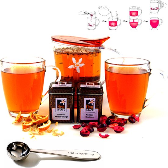 luxe - Handybrew - Theepot - Compleet - Thee pakket - Rooibos - Verse thee  - Theepot... | bol.