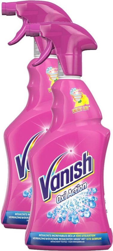Vanish Oxi Action Vlekverwijderaar Spray - 2x 750 mL - Voordeelverpakking - Vanish