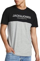 Jack & Jones Urban T-shirt - Mannen - zwart - lichtgrijs