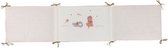 NATTOU Sasha & Pauline wiegbumper - 70 x 80 cm - Vanaf de geboorte - 100% polyester - Roze