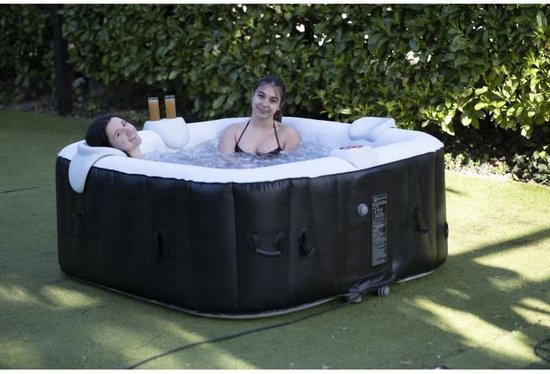 Inflatable Spa Sunspa Vierkant Zwart 6 personen (185 x 185 x - Inflatable - €502,47