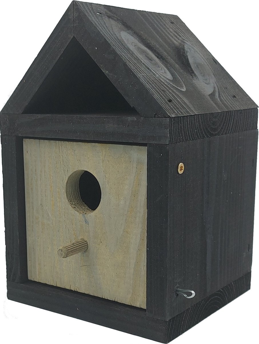 GARDEN SPIRIT Vogelhuisje Modern 14 x 15 x 21 cm - Nestkast Ø 30 mm