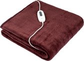 Sanitas Elektrische Warmte Deken - Electrische Deken - Electric Blanket - Therapeutisch Pijnstilling - Oververhittingsbeveiliging - Digitale bediening - Coral Fleece Blanket - 9 Wa