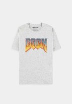 Doom Heren Tshirt -L- Logo Grijs