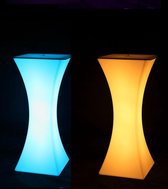 Tafel-LED statafel - LED tafel - RGB tafel - Feest tafel - waterdicht tafel -LED tafel Lounge-Lounge Outdoor LED - kerstlichten-kerstlamp-kerstcadeau-tuin meubel-Buitenbar -Restaur
