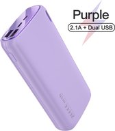 KUULAA Powerbank - Draagbare Oplader - 2 USB Ports - 20.000 mAh - CE gecertificeerd - Paars