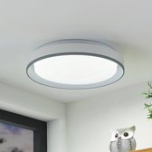 Lindby - LED plafondlamp - 1licht - ijzer, PMMA - H: 8.5 cm - wit - Inclusief lichtbron