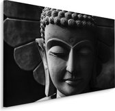 Schilderij - Hoofd van Boeddha, Premium Print