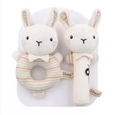 rammelaar set konijn - rammelaars - speelgoed - baby - fun - cadeau