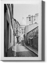 Walljar - Montmartre '36 - Muurdecoratie - Canvas schilderij