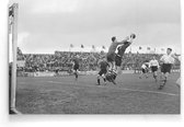 Walljar - Rode Duivels - De Zwaluwen '50 - Zwart wit poster