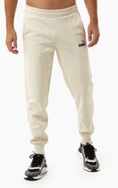 Puma Essentials+ 2 Colour Logo Joggingbroek Wit Heren - Maat L