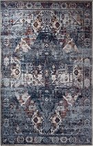 Vintage Vloerkleed "Dhotraki" Blauw Perzisch tapijt 200x300 cm