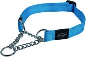 Rogz Utility Sliphalsband Ketting Turquoise - Hondenhalsband - 37-56x2.0 cm